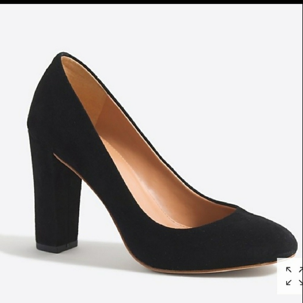 J.Crew black suede pumps -10